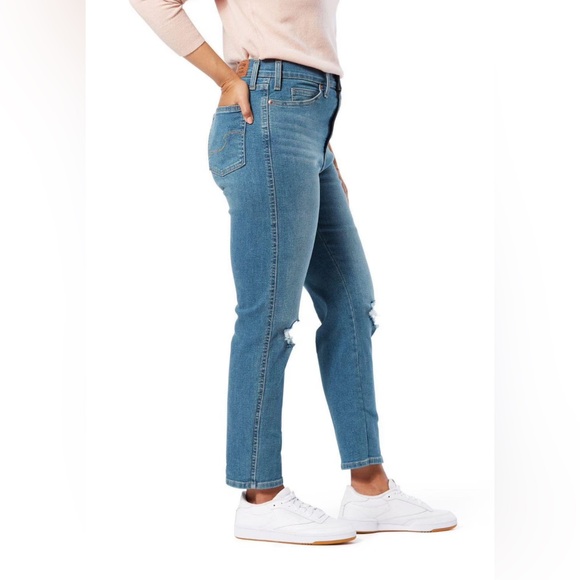 Levi’s Waist 24” rise 12 “ inseam 26” Signature, high-rise straight leg - Picture 3 of 13